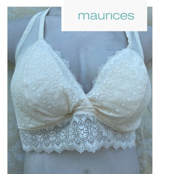 Maurices Other - NWOT Maurice’s plus size 3X lace butterfly racerbk